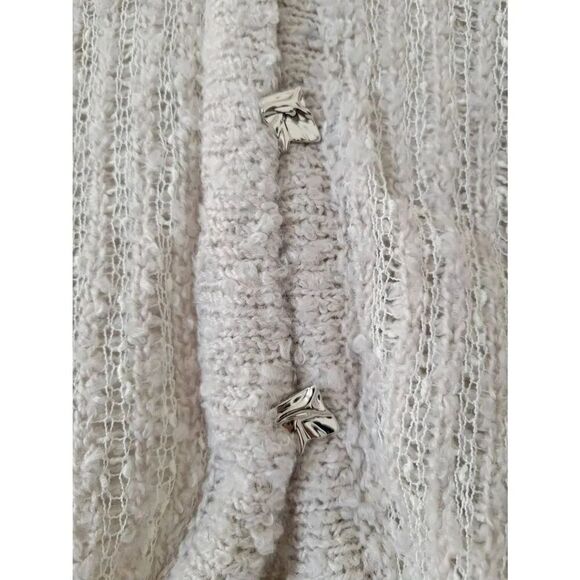 Manière De Voir Flared Sleeve Textured Knit Cardigan S Nwt - Picture 6 of 12